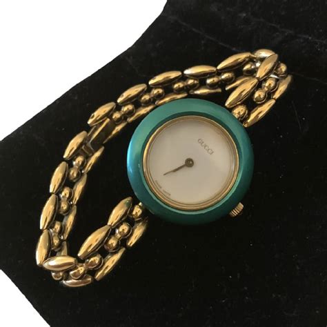 ladies gucci bezel watch|gucci ladies watch interchangeable bezel.